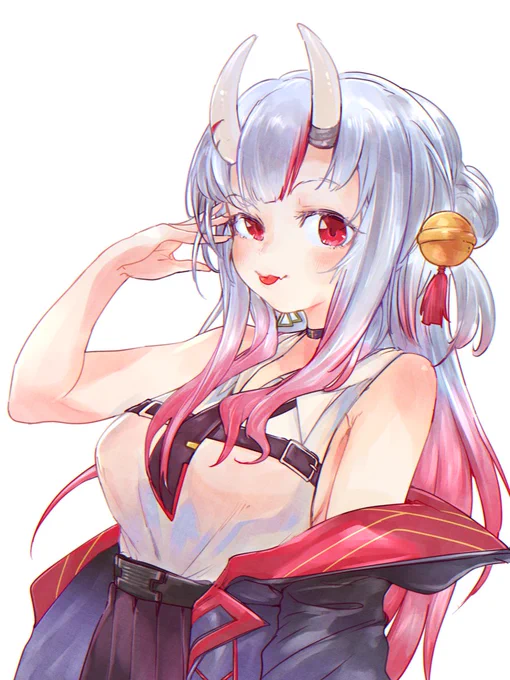 #100日チャレンジ
#百鬼絵巻
3日目 かわ余なお嬢😈 