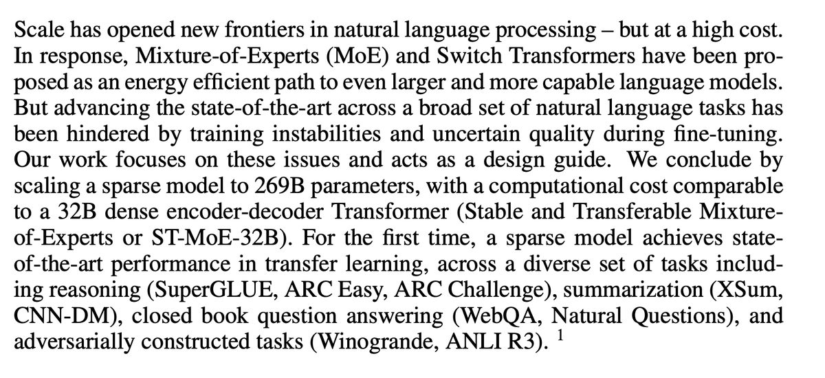 IrwanBello's tweet photo. Listen to learn more mixture-of-experts (MoE) models  and our recent work on (a) scaling them and (b) making them viable for downstream applications. https://t.co/VyXYpdksr0