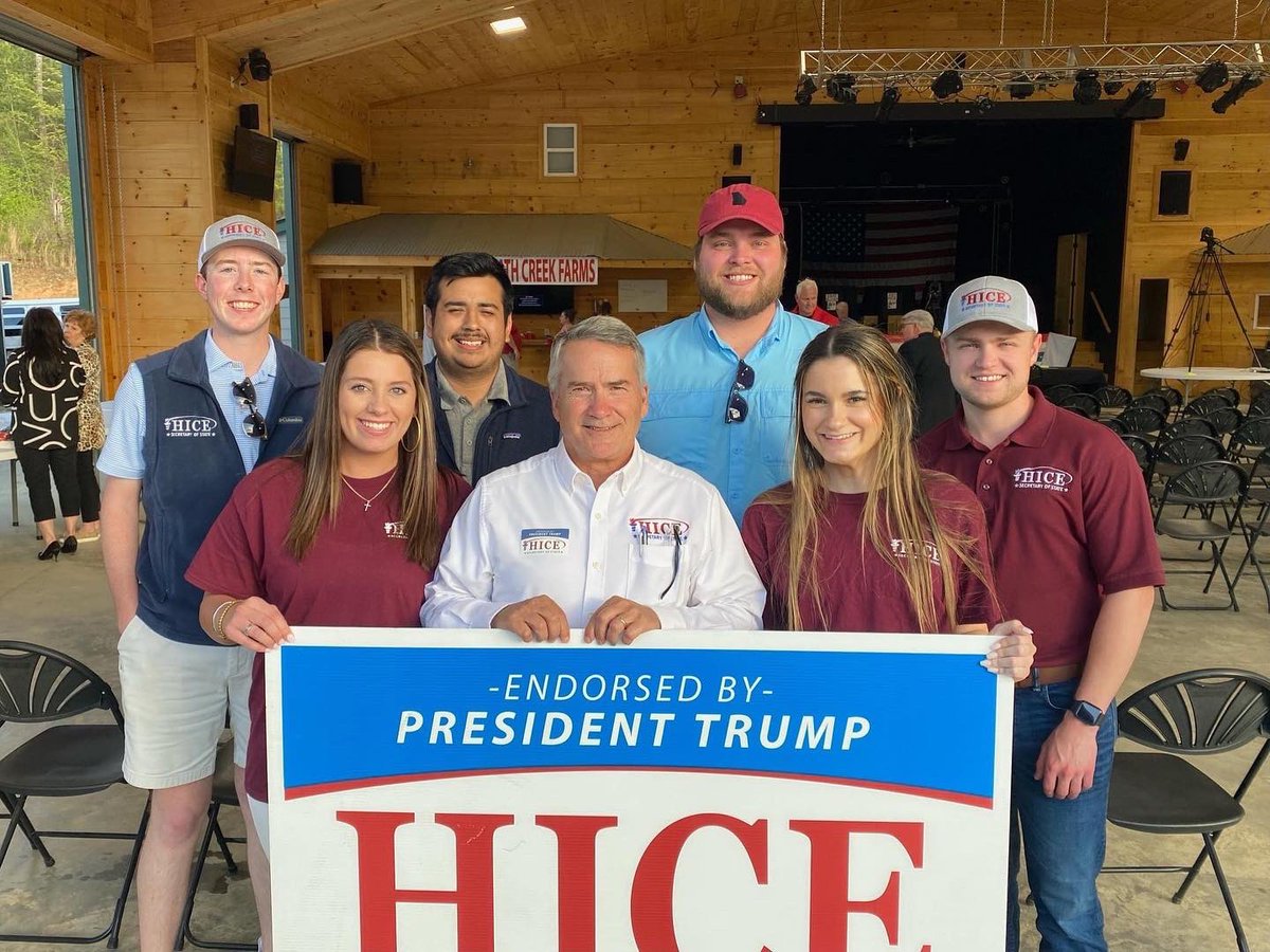 JodyHiceGA's tweet photo. Team Hice enjoyed our time at the Power of Five Secretary of State Debate! 

Brad Raffensperger has undermined the confidence of Georgia voters at every turn, and he HAS to go! Let's #BootBrad and elect a Secretary of State who will fight to #RenewIntegrity  in our elections. https://t.co/DjIp0NxNfB