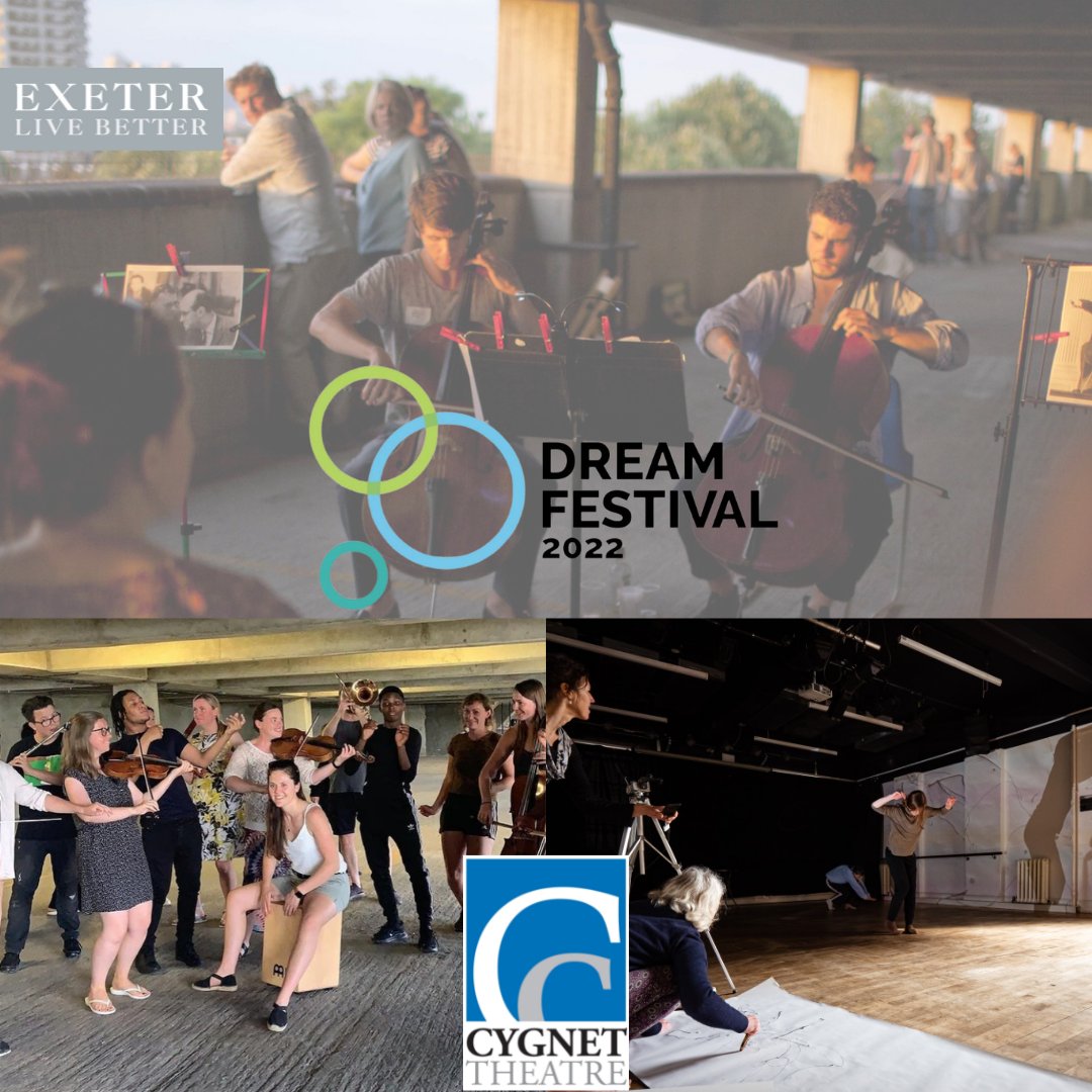ExeterLiveBette's tweet photo. To celebrate its 40th anniversary, Exeter's @CygnetTheatreUK is hosting 'Dream Festival 2022' a jam-packed community arts festival from 29 April.

Find out more ➡️ https://t.co/FAPxTeanJv

#ExeterLiveBetter #TheBetterAlternative #DreamFestival2022 #CygnetTheatre #Exeter #Devon https://t.co/t9Dc4C6p1L