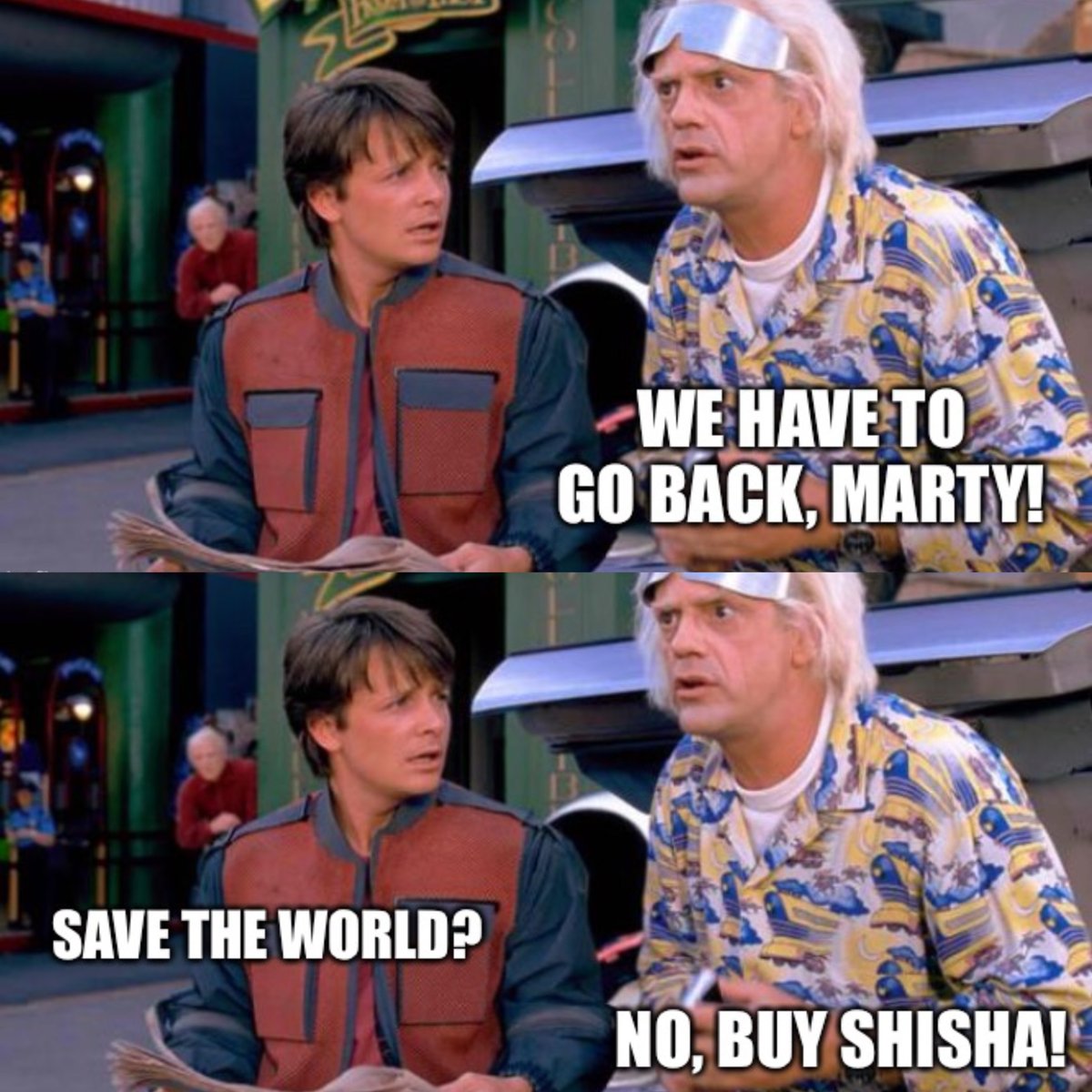 shishnetwork's tweet photo. For #Shisha, you can even go back to the future!🚀💥
#SHISH $SHISH https://t.co/yWb3h3UBMb