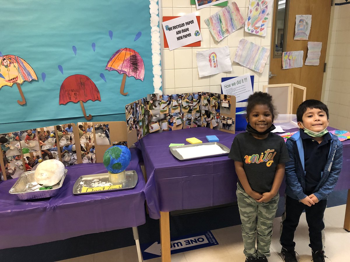 AmeriCorps had so much fun learning about all the recycled projects that Thurgood’s Pre-k -3rd grade students worked on for Earth Day 🌎 🥳 . Many students also grew amazing plants and flowers, so impressive!! Great Job !! <a href="/Asbury_ParkSD/">Asbury Park Schools</a> @Dr_LJackson