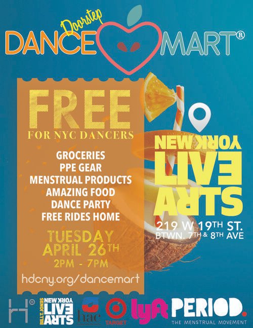 Join us and our friends H+ | Doorstep DanceMart® tomorrow 4/26!! hdcny.org/dancemart