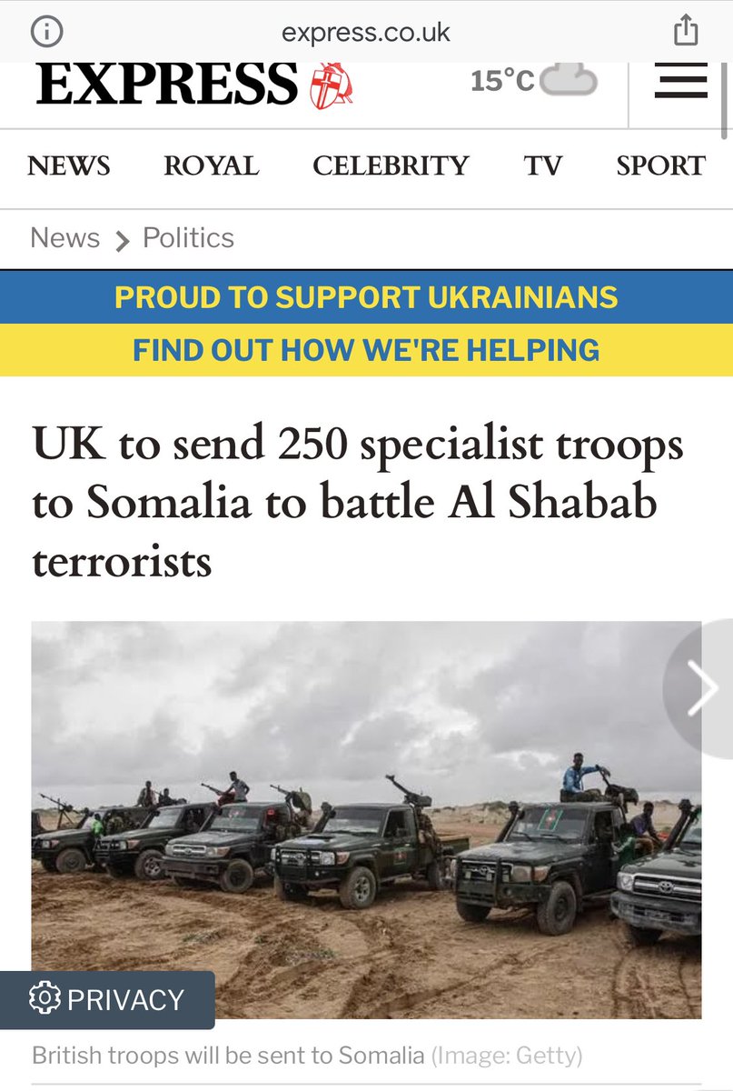 SomPundit's tweet photo. This was part of attempted regime change by @KFosterFCDO inline with @BorisJohnson’s beef with president @M_Farmaajo for refusing to host a UK military base. UK attempted to send 250 soldiers which Farmaajo declined. They’re panicking as they’ve realised Farmaajo is coming back. https://t.co/IGPJecfW8N