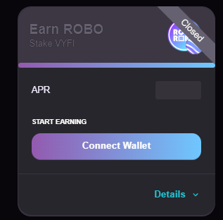 ROBOROBO_gg's tweet photo. The @VyFiOfficial IFO ran out of $ROBO! 
This is so damn awesome news. Thank you all who staked for our $ROBO token. Soon there will be a lot of new ways to use them! 
For now, you can use it to upgrade your GENESIS ROBO!
#CNFTCommunity #CNFT #CNFTtoken https://t.co/5BWtqt94HP