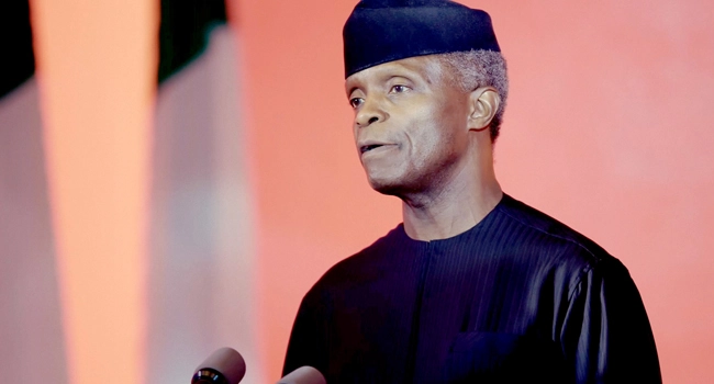 channelstv's tweet photo. 2023: I’m Contesting In Order Not To Betray Nigerians – Osinbajo https://t.co/yb0WIv0Q1Z https://t.co/QS5MszAvgX
