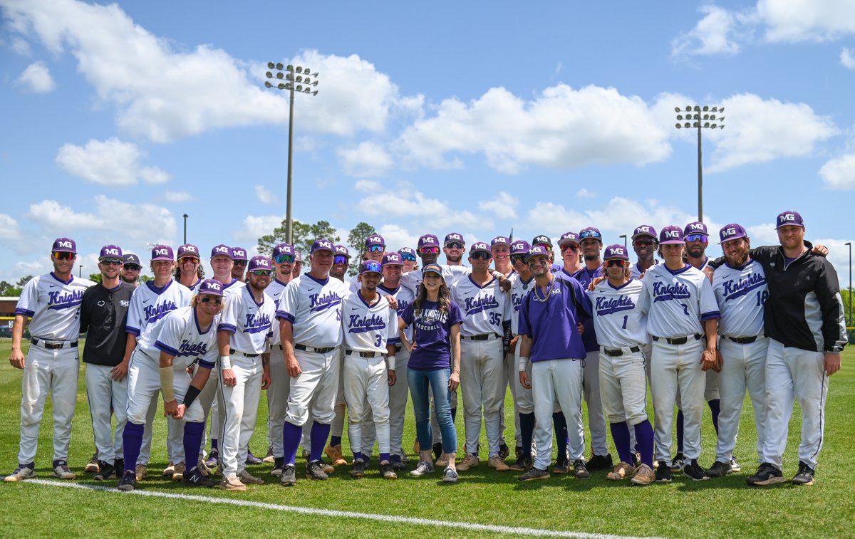 MGAstateU's tweet photo. #MGA's second annual “Stuckey’s Day” was a grand slam! 💥⚾ Thank you to @StuckeyStop and everyone who came out to support @M_G_Baseball. #GoKnights ⚔️ https://t.co/SUThR8uqF4