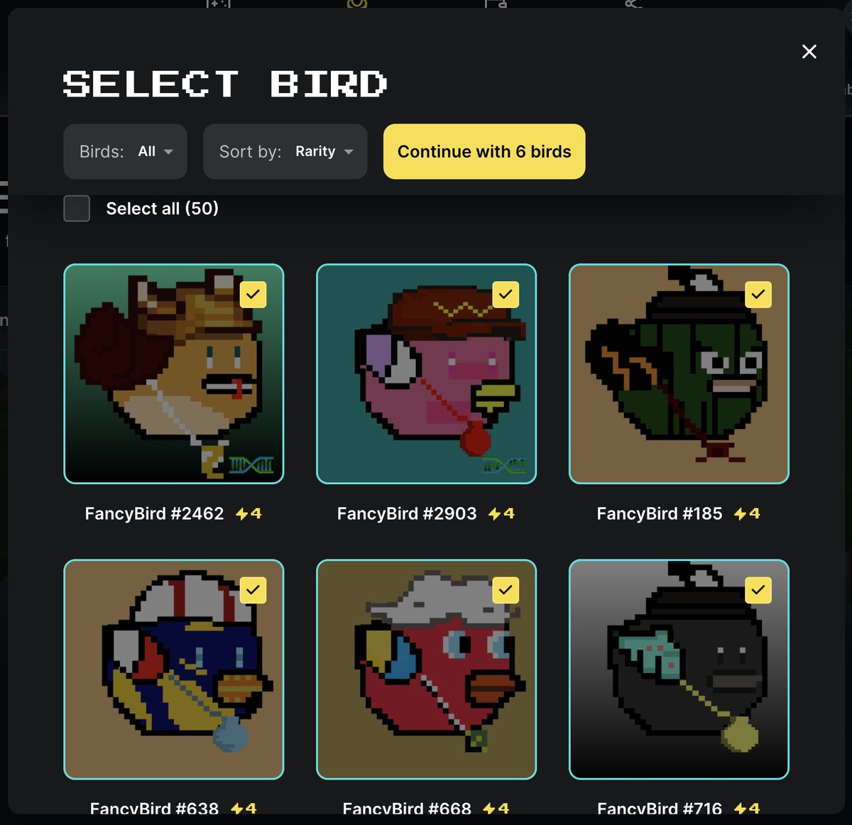 breed_fi's tweet photo. Congratulations to @Fancybirdsio on becoming one of the first NFT games to successfully launch MASS BREEDING.

All guilds and breeders thank you!

And, your MASS RENTAL system is right up there with @CyBallOfficial.  Well done! https://t.co/D5ZsOMnKKq