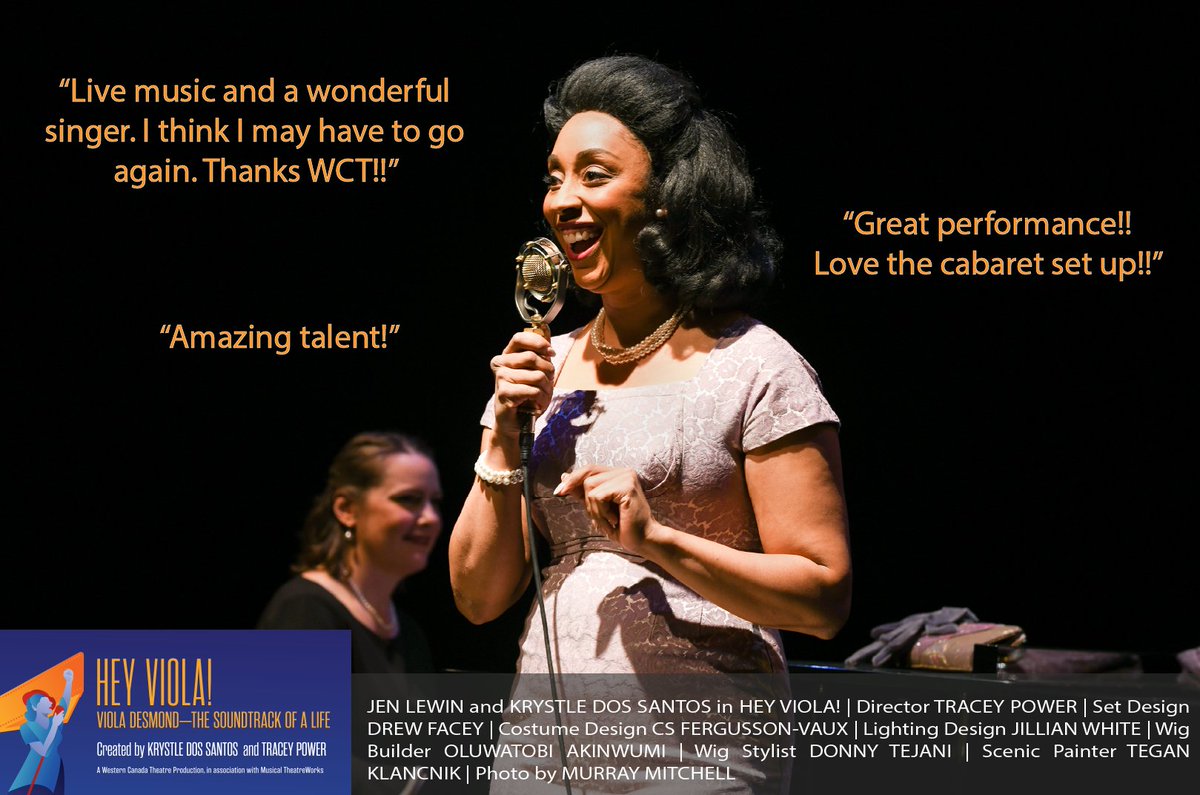 Audiences are loving 'Hey Viola!' 🎶 We begin another run of shows this week, starting tonight, and we hope you can enjoy this stellar performance!

Tickets and info are available at wctlive.ca/viola. 🎟️