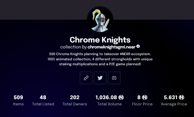 KnightsChrome's tweet photo. Something is happening 👀

- Listings going down
- FP is going UP
- Updated White Paper 1.5 coming soon 
- Staking somewhere around the corner
- More to be announced in our discord 

Dont miss out⚔️ https://t.co/G4iqT08InE