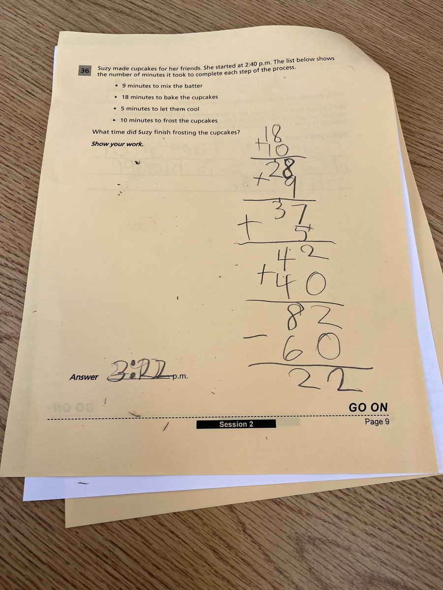 MrsGerbino's tweet photo. Same question, different strategies! Who says test prep can’t be fun? These third graders loved comparing their strategies with one another and exchanging helpful hints for tomorrow’s state test! #multipleentrypoints #WeAreChappaqua https://t.co/Z7eYMhIV7a