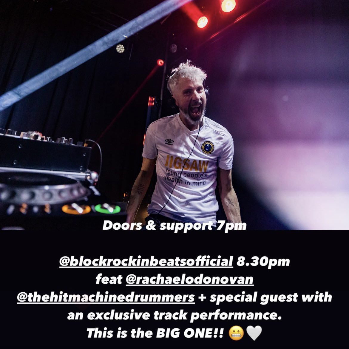 DecPierce's tweet photo. I’ve spent the day working with the best team planning our biggest #BlockRockinBeats live show ever. Thursday @academydublin will be emotional. A night I’ve dreamed of for over 2 years. Our biggest stage production yet with a very special guest performing a very special tune 🤍 https://t.co/08zULiAShR