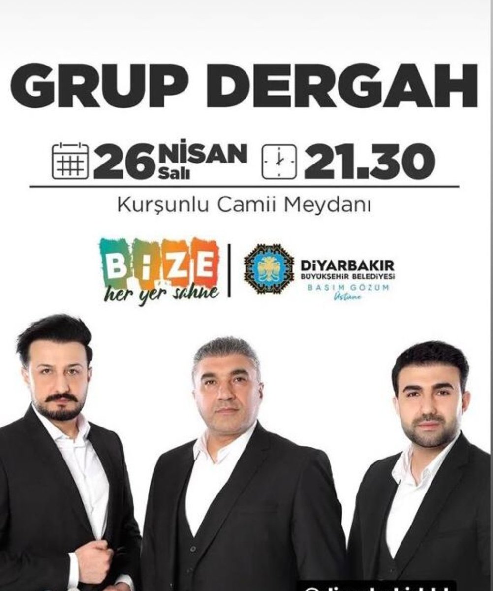grupdergah's tweet photo. Herkesi bekleriz 🙏 @diyarbakirbld #diyarbakır #Diyarbekir https://t.co/sQqQuYL1Gn
