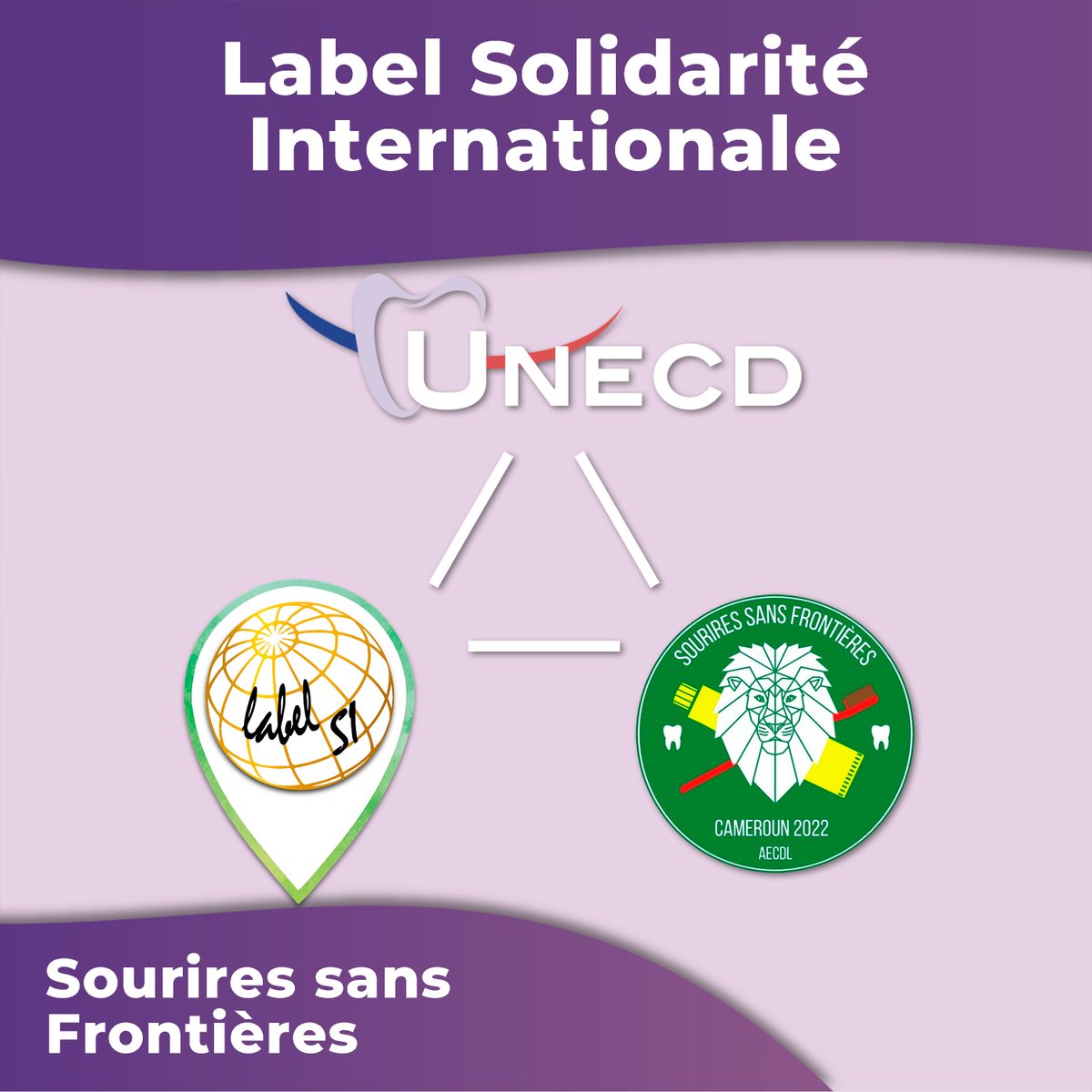 UNECD's tweet photo. [#Solidarité #Internationale]🌍
Grâce au Label SI, l’#UNECD soutient des #associations de solidarité internationale telles que Sourires Sans Frontières et Rendre un sourire au Pérou qui promeuvent la #santé bucco-dentaire au-delà de nos frontières.

https://t.co/tVqr6nYPoA https://t.co/zLtUR2L2Wz