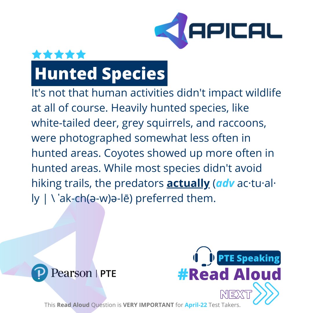 ApicalPortal's tweet photo. 👉Check our posts to practice the most important sample of Read Aloud for the PTE exam. 
💁Practice Read Aloud in on Apical LMS! 
➡Follow us on Instagram for more: https://t.co/Q9ioWAoMWh 
#pte #pteonlinecoaching #ptepreparation #pteonline #APICAL https://t.co/X92pBdoyxp