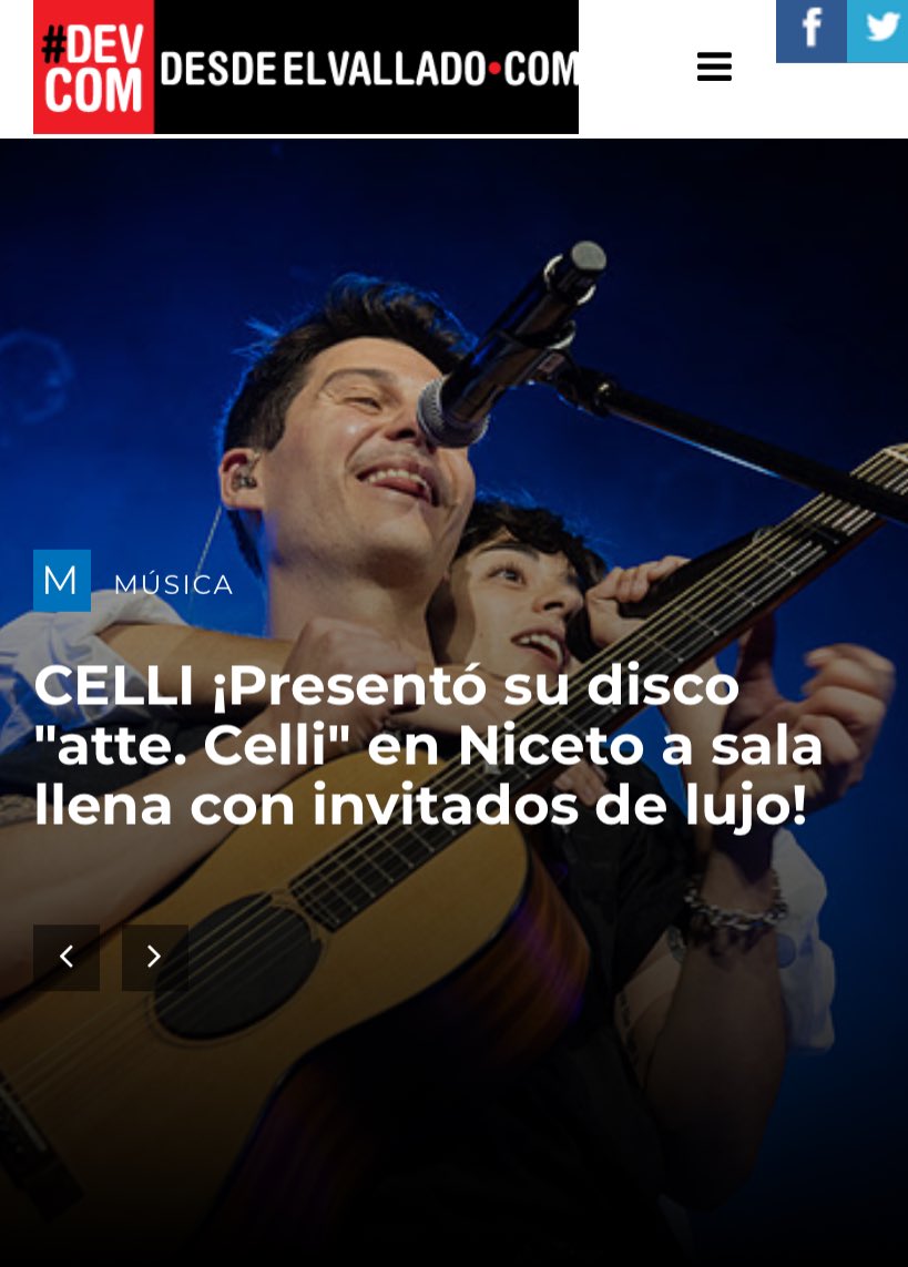 desdeelvallado (@desdeelvallado) on Twitter photo CELLI ¡Presentó su disco "atte. Celli" en Niceto a sala llena con invitados de lujo! - Desde el Vallado - Donde la música no descansa. <a href="/desdeelvallado/">desdeelvallado</a> desdeelvallado.com/musica/1946-ce… <a href="/santicelli/">Santi Celli</a> @GabyJurado_ok CELLI ¡Presentó su disco "atte. Celli" en Niceto a sala llena con invitados de lujo! - Desde el Vallado - Donde la música no descansa. <a href="/desdeelvallado/">desdeelvallado</a> desdeelvallado.com/musica/1946-ce… <a href="/santicelli/">Santi Celli</a> @GabyJurado_ok