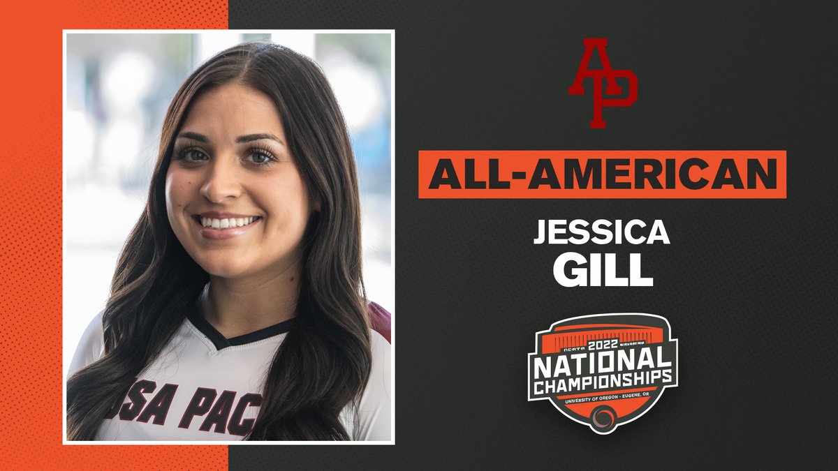 theNCATA's tweet photo. A senior top from Azusa Pacific University - Jessica Gill! #ncata22 https://t.co/dqBZO9rFsU