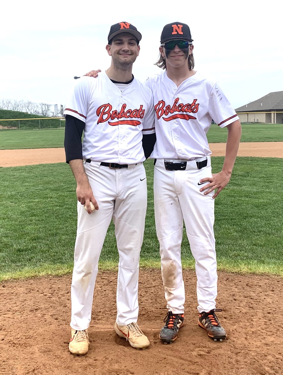 Congratulations to Nate and Quinn! Both pitched No Hitters - Quinn last week and Nate tonight! Great work, Bobcats! <a href="/NESD/">Northeastern Bobcats</a> #bobcatproud