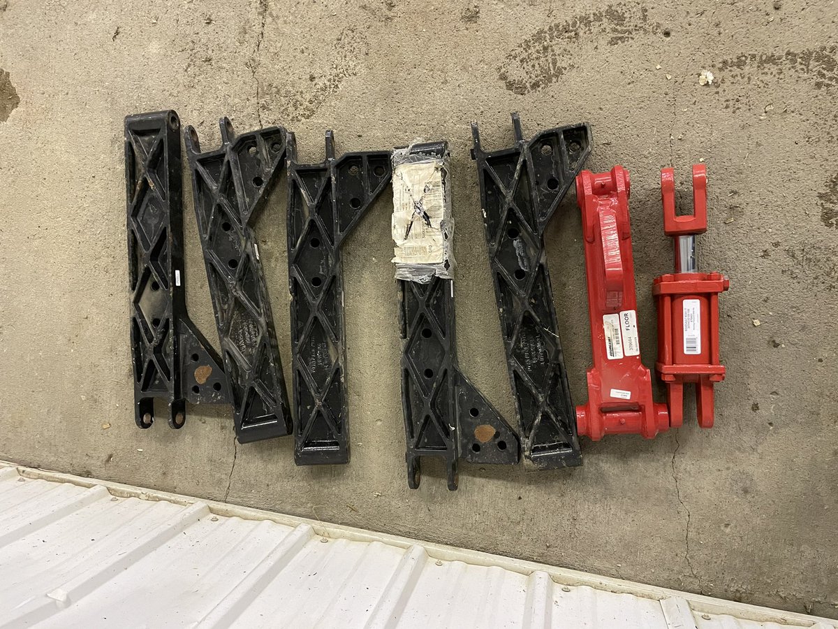 All parts are new, never used 
5 paralink lower arms part # 9305-39-01 
$200 each 
 1 QDA upper arm part # 9306-27
$200
1 QDA depth adjust cylinder part # 3301-77
$500
Take everything for $1,200
Also have some depth shims and a few various parts will throw in. 
Grenfell, SK