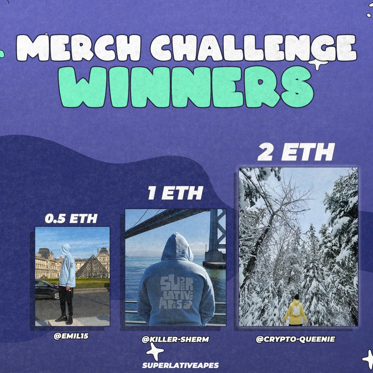 Lola20789's tweet photo. MERCH CHALLENGE RESULTS!🌈👕

This has been our teams favorite competition to date as we got to see how you all brought Slapes into the real world❤️ https://t.co/6stG4YWK2A