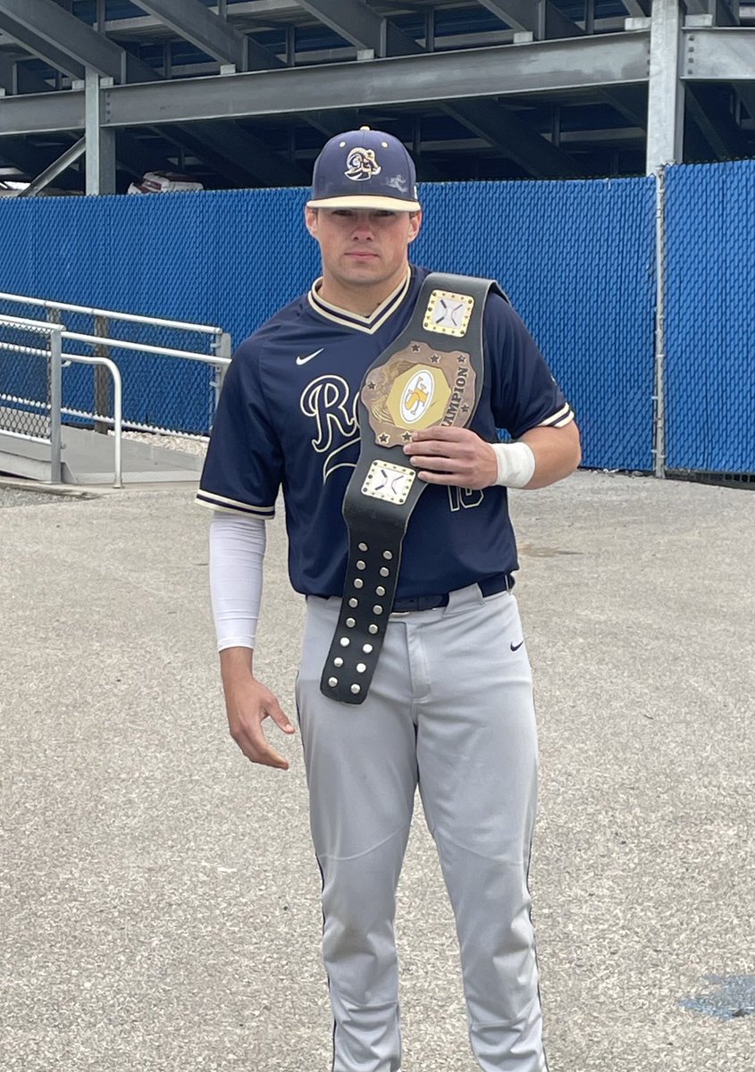 SFRamsBaseball's tweet photo. Rams win 16-0 today. ⁦@AydanMcNelly10⁩ gets the 🏆 for going 3-3 with HR, 2B and 1B. ⁦@griffstraface6⁩ and ⁦@jake_books⁩ hit a HR and ⁦@DylanBroderick_⁩ had a 2b &amp; 3b. 

Capped off the evening at sponsor, Handel’s Ice Cream🍦😀

Next game: UM, 7PM Wed. https://t.co/K5EH6kvOOv