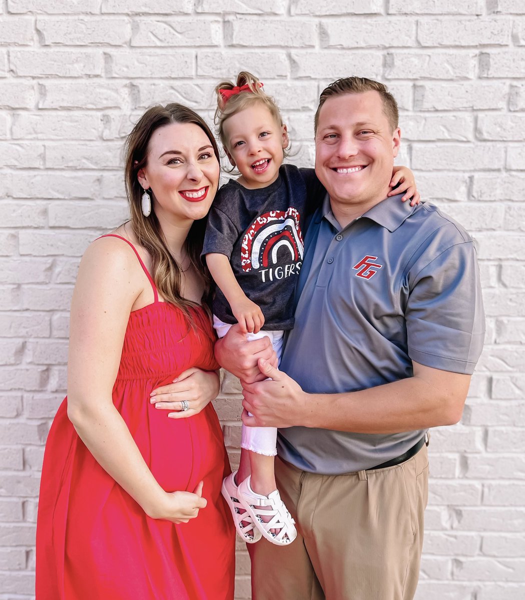 macinolan's tweet photo. My favorite guy is the new Head Coach of Fort Gibson football. We are humbled, grateful, and excited to be joining the Tiger family! Go get ‘em, Coach! @ftgsports #GoTigers https://t.co/VurYggMjPN