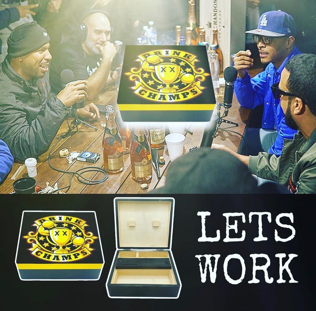 2020Stench's tweet photo. We’ve got one ready to go! #drinkchamps #stashbox #noreaga https://t.co/uLvhLlE4af