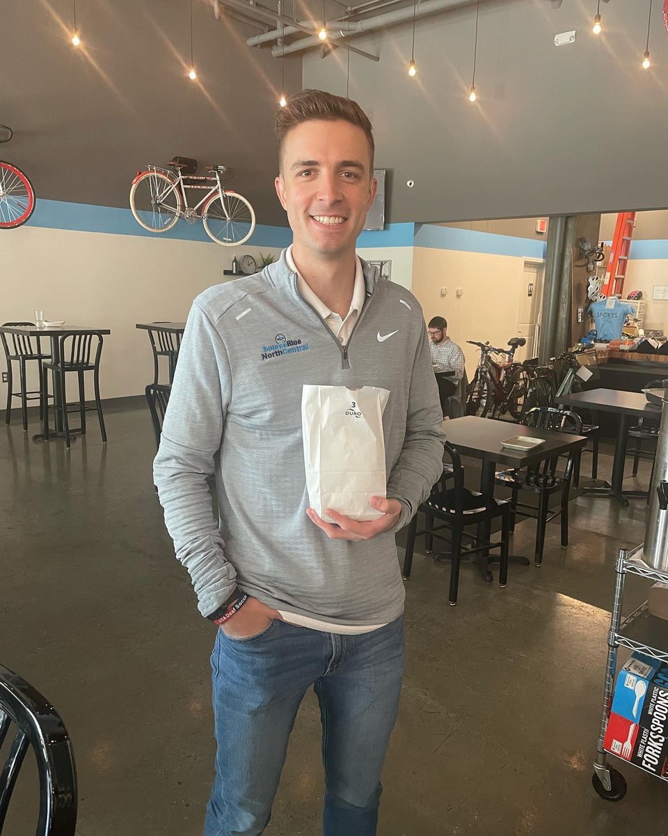 spokeskc's tweet photo. This is Tate.
Tate is a 2x a day regular.
He both lives and works within a block of the Washington shop.
He leaves Wed for the #Deaflympics in Brazil participating in soccer for the US deaf national team.
Help us wish our buddy best of luck representing the US on the world stage. https://t.co/LG1ZctjDAH