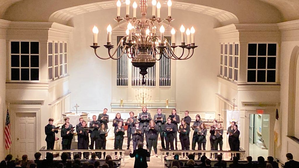 The Madrigal Singers were invited to sing with K-State Concert Choir last night at St. John's United Methodist Church. It was such an incredible and moving night of music. Thank you for letting us be a part of it! <a href="/SMWestOffice/">SM West Office</a> @ksuchoirs