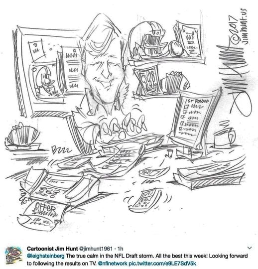 leighsteinberg's tweet photo. DRAFT WEEK #NFLDraft #NFLDraft22 #NFL https://t.co/VZnJvsmBot