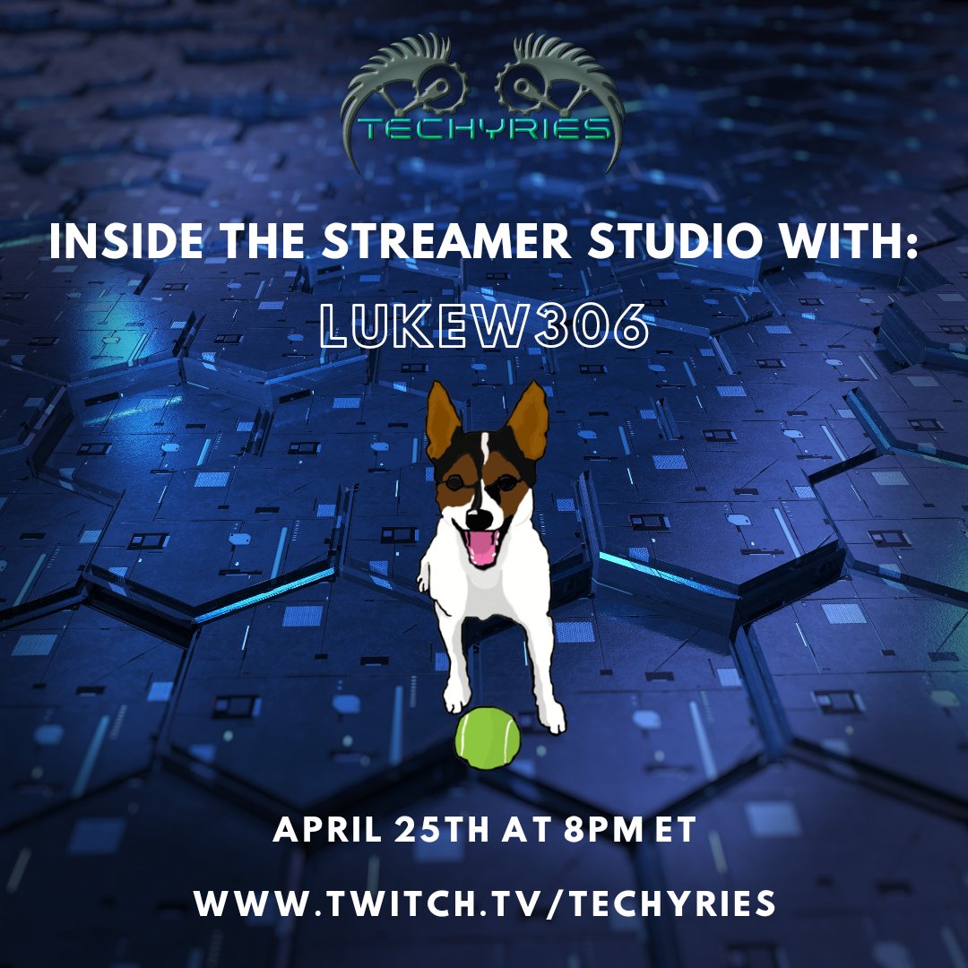 Techyries's tweet image. Tonight we are welcoming a special guest on "Into The Streamer Studio"! @Lukew306 will be joining us at 8pm ET live on #Twitch for an exciting interview while we play #Phasmophobia!

#streamerinterview #twitchstreamers #talkshow #streamersoftwitter #StreamersConnected