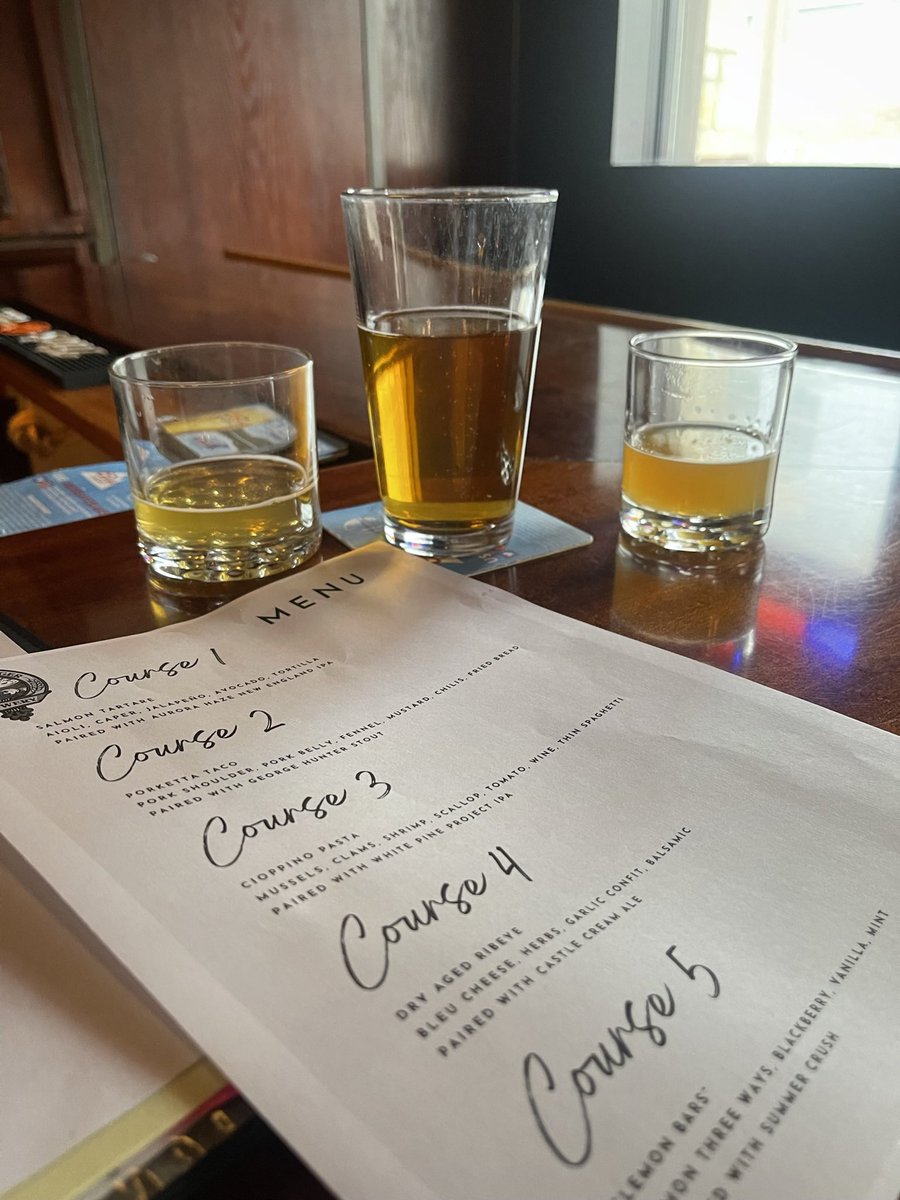 Mondays are a bear!!!  Beer dinner at the Pickwick tonight. Do something you love kids.