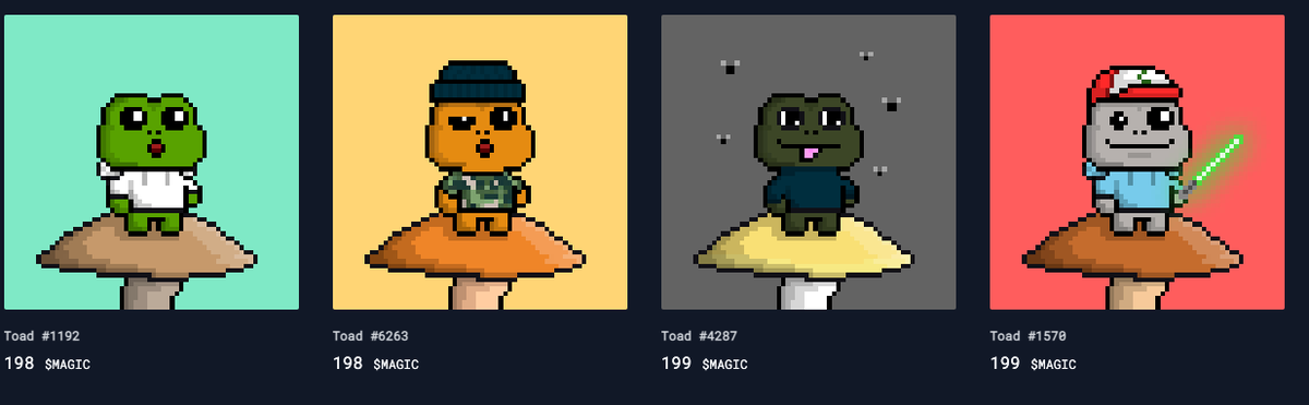poof_eth's tweet photo. Love these @toadstoolzNFT  ... https://t.co/82jXCNV5Tb