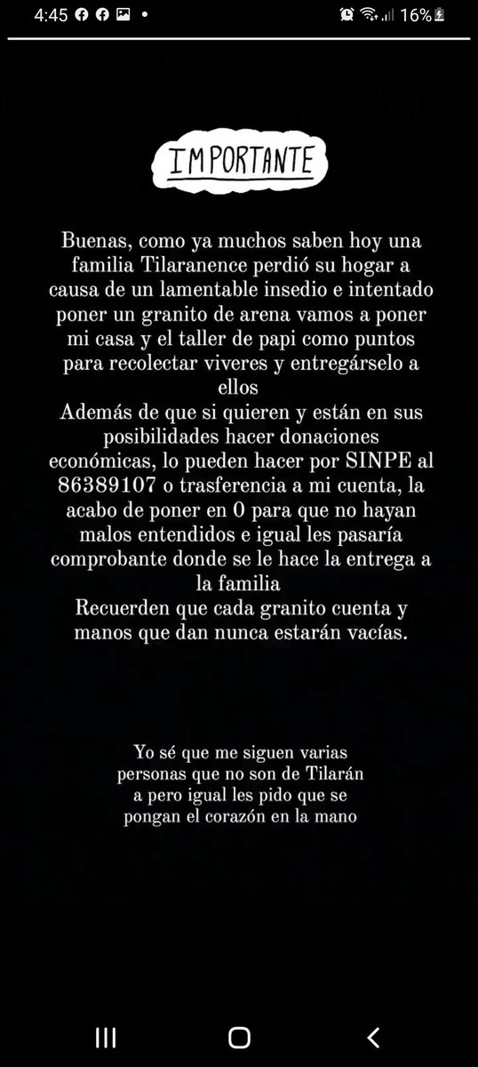 Juli_GonzalezH's tweet photo. Rt para que llegue a muchas personas y Twitter haga su magia, 
Yo se que aquí son solidarios 🙏 https://t.co/GoAjuXXRjq