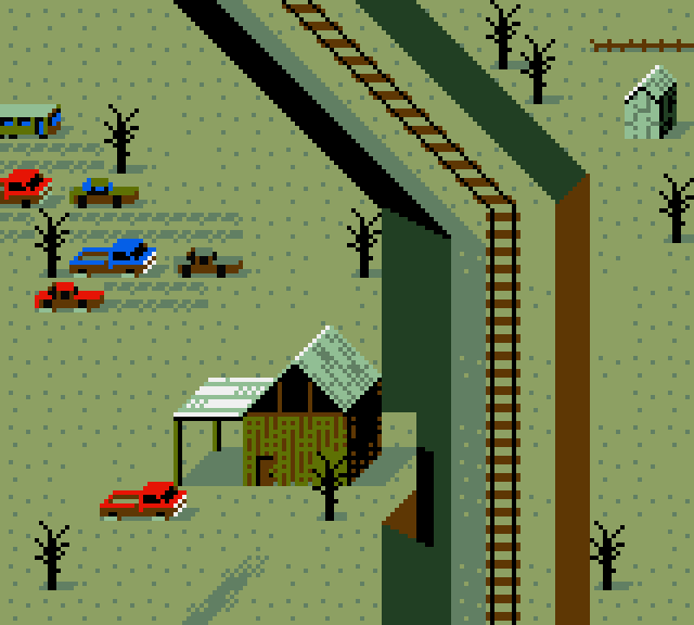 robinorwhatever's tweet photo. for @Pixel_Dailies #pixel_dailies - a continuation of the funny angle mansion thing i did before; this time a more #bleak location #pixelart https://t.co/srrCN5TyYL