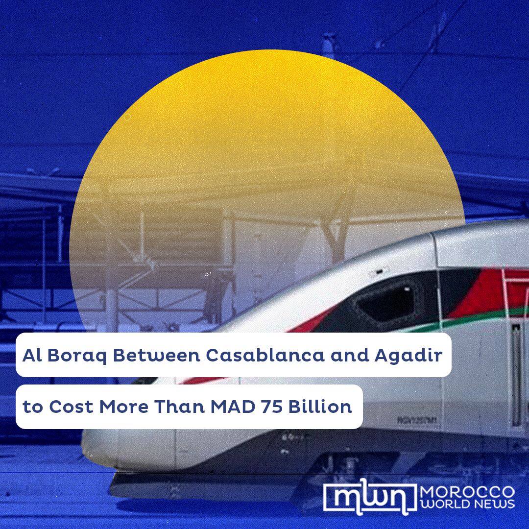 MoroccoWNews's tweet photo. #Morocco’s Minister of #Transport and #Logistics Mohammed Abdeljalil said on Monday morning that a #highspeed #Boraq #train line from #Casablanca to #Agadir would cost upwards of MAD 75 billion ($7.5 billion).
Read more: https://t.co/cigtu8cUG5 https://t.co/3gn8ZcfUJc