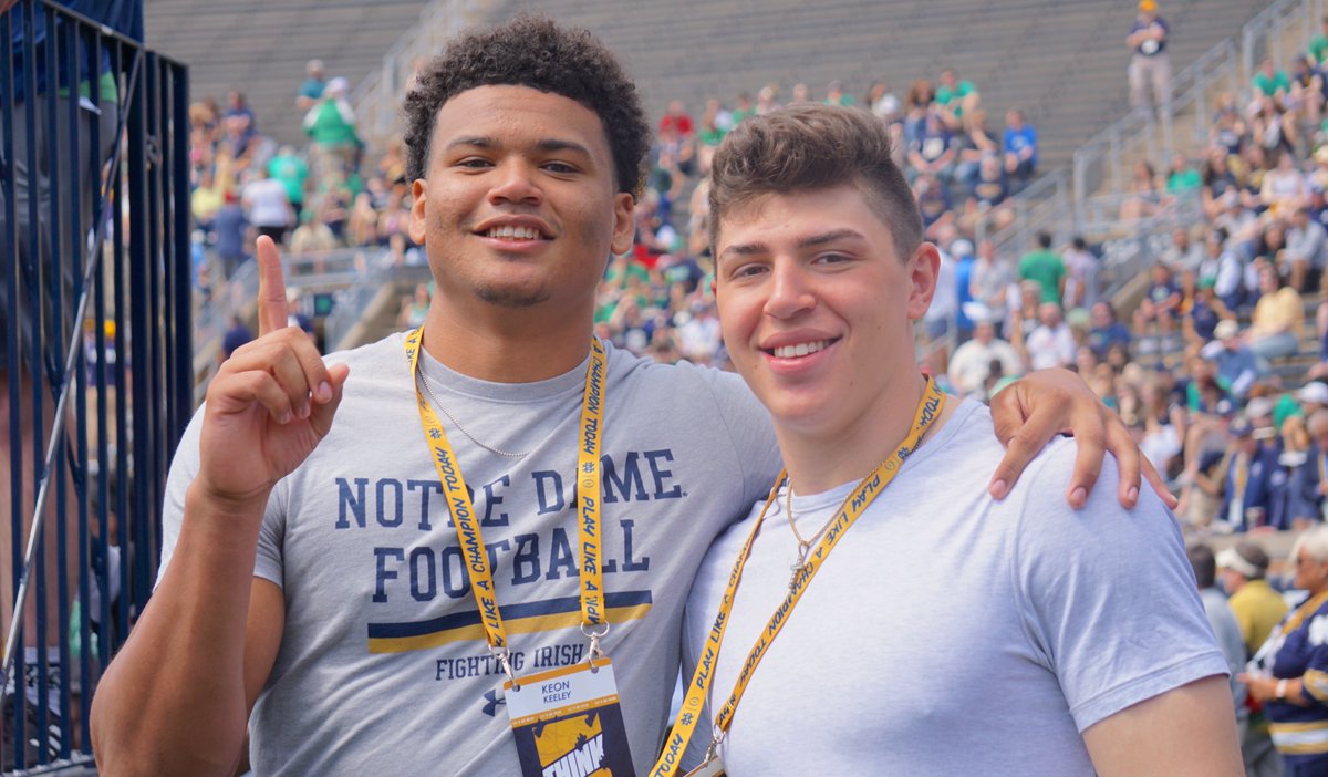 Where does #NotreDame now rank nationally according to the 247Sports Composite Team Recruiting Rankings?

That's correct, @keon_keeley, No. 1. https://t.co/fEG1QWODnm

@247Sports https://t.co/zqu51CzGDt