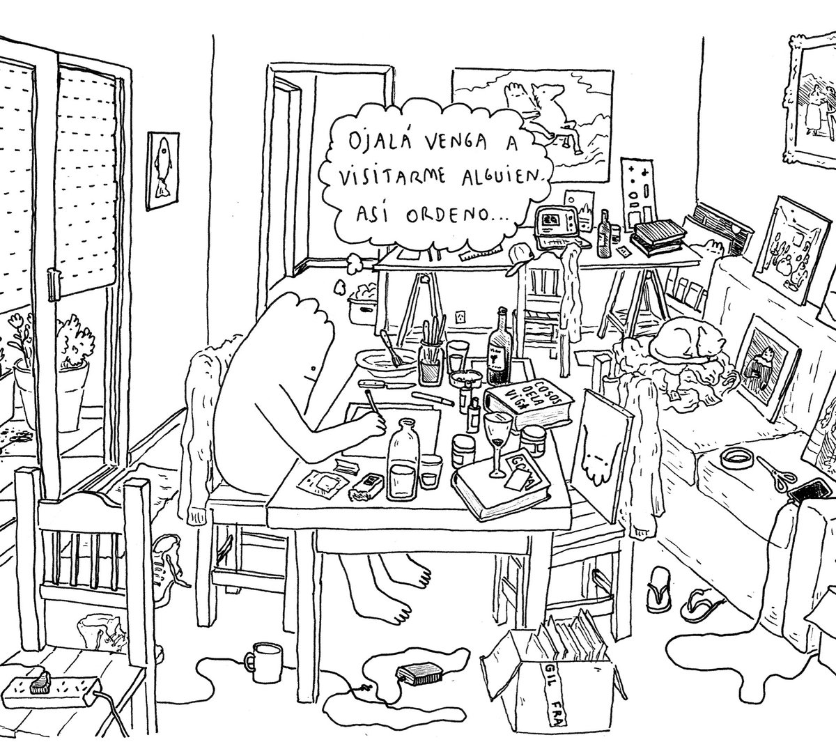 dibujar le da sentido al paso del tiempo