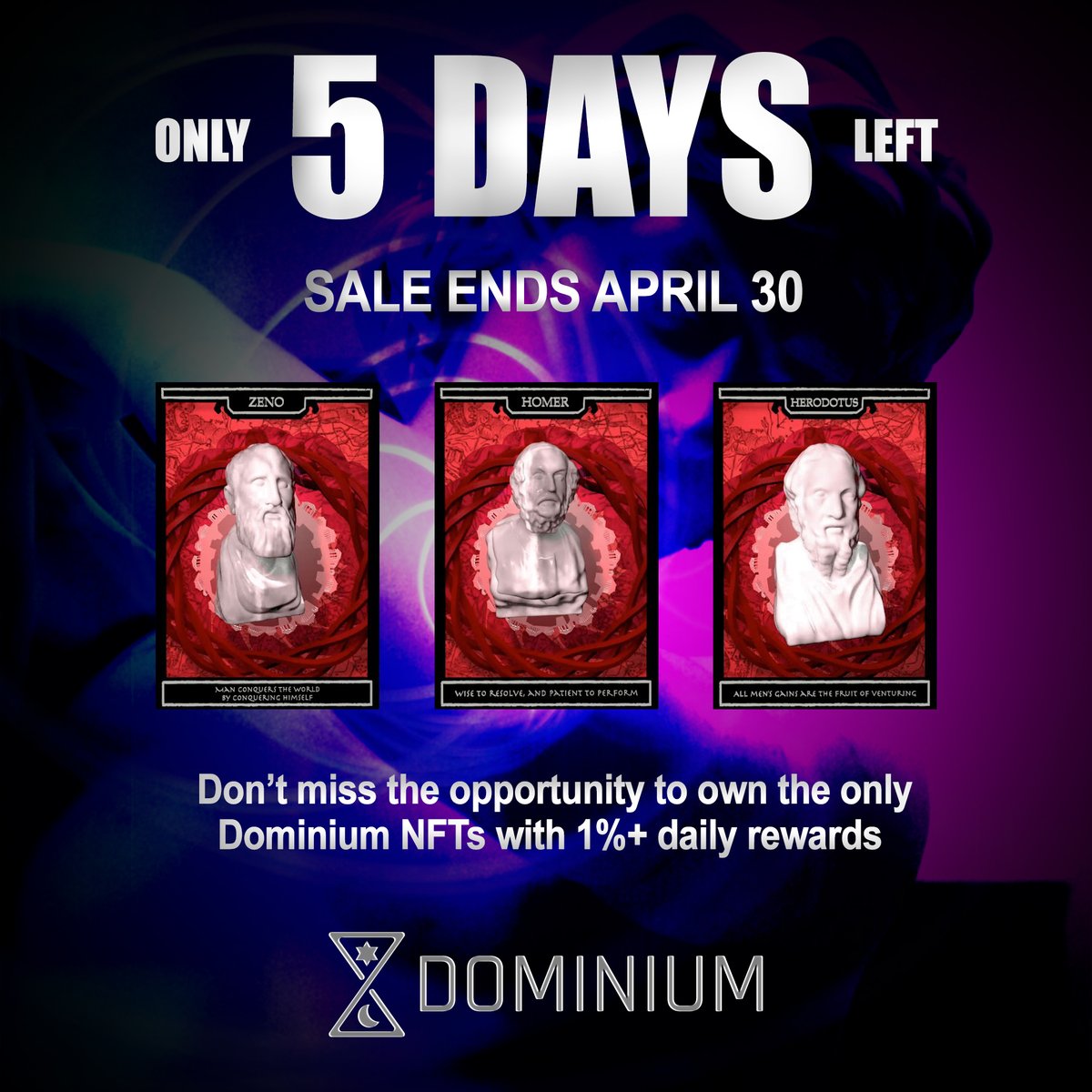 Why was <a href="/Cnote203/">D2hander🔺</a> of @hiveinvestments a guest at <a href="/DominiumFi/">Dominium</a>'s most recent AMA???

For a chance to win the last Homer NFT:

✅Follow <a href="/DominiumFi/">Dominium</a> <a href="/NodeSpreader/">The Node Spreader</a> 
✅Like, RT, Tag 3 friends
✅Comment why you like <a href="/DominiumFi/">Dominium</a> 

1 Winner will be chosen on May 1st.
