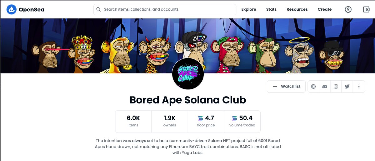 Bored Ape Solana Club tweet media