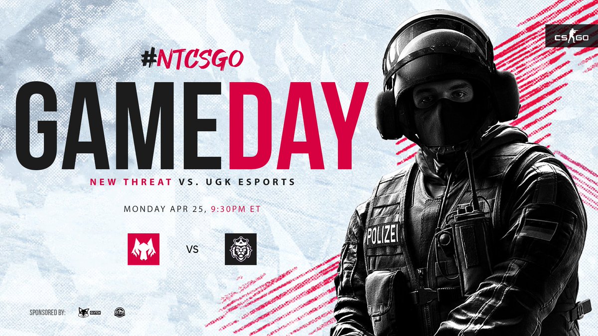 NewThreat's tweet photo. GAMEDAY

We're set to kick off @ESEA Advanced Season 41 tonight vs. @UGKEsports. Tune in for the Season Opener at 9:30 ET! #NTCSGO

📺 https://t.co/qU7fO4IIHy
🎙️ @Thatwearwolf1 | @LCABroadcasting https://t.co/m5u5Sn4DvJ