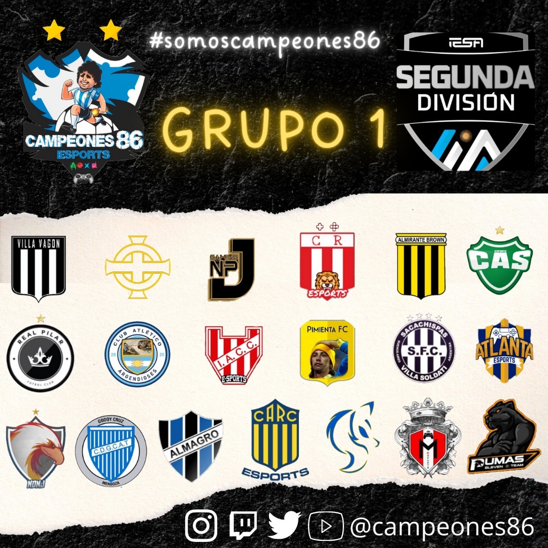 Mañana arrancamos la 2da División en <a href="/IESAFIFAar/">IESA Argentina</a> 
#vamoscampeones86