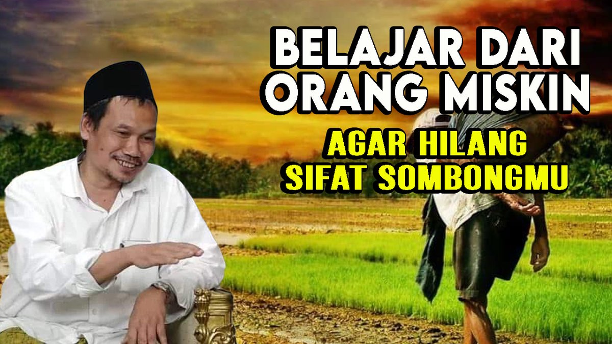 kt_gusbaha's tweet photo. Sesekali makanlah dari harta atau pemberian orang miskin agar hilang dari dirimu sifat sombong, suatu saat kita sombong maka ingat bahwa daging yang tumbuh dari dirimu juga berasal dari orang miski:
https://t.co/KL6E0GwR6e via @YouTube 

#GusBaha
#NgajiGusBaha
#Trending 
#FYP https://t.co/7Bnhyua7Oc