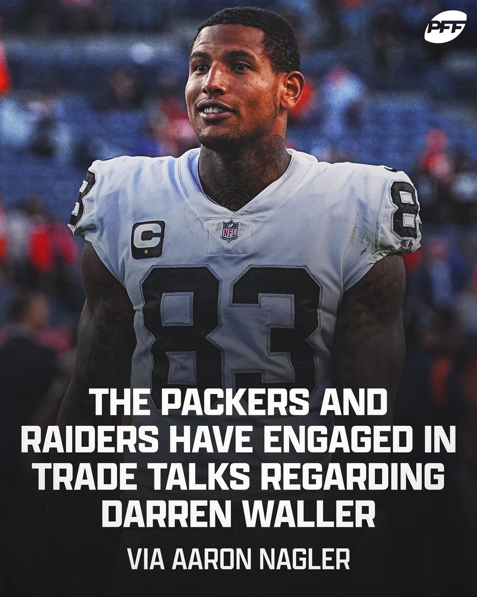 PFF's tweet image. Darren Waller to Green Bay? 🧀