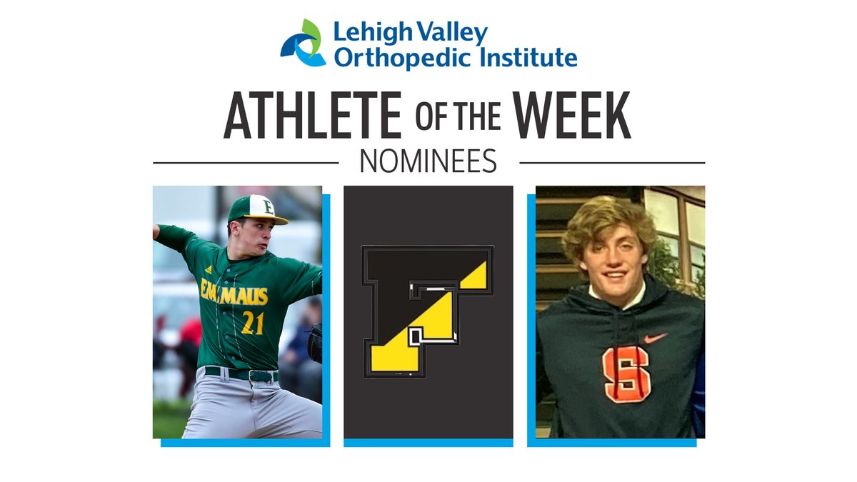 The Morning Call (@mcall) on Twitter photo ATHLETE OF THE WEEK
Time to vote for this week's boys nominees! #LVHNaotw #lvvarsity
➡️ <a href="/luke_deschenes0/">Luke Deschenes</a> <a href="/EmmausBaseball/">Emmaus Baseball</a> <a href="/_EHSAthletics/">EHS Athletics</a>
➡️ Dylan Sarkozy, <a href="/fhssportsBASD/">Freedom High School Athletics</a> tennis <a href="/FreedomRiotSqu1/">FreedomRiotSquad</a>
➡️ Chuck Kuczynski <a href="/ACCHS_Athletics/">ACCHS Athletics</a> lacrosse
<a href="/LVHN/">Lehigh Valley Health Network</a>
mcall.com/aotw ATHLETE OF THE WEEK
Time to vote for this week's boys nominees! #LVHNaotw #lvvarsity
➡️ <a href="/luke_deschenes0/">Luke Deschenes</a> <a href="/EmmausBaseball/">Emmaus Baseball</a> <a href="/_EHSAthletics/">EHS Athletics</a>
➡️ Dylan Sarkozy, <a href="/fhssportsBASD/">Freedom High School Athletics</a> tennis <a href="/FreedomRiotSqu1/">FreedomRiotSquad</a>
➡️ Chuck Kuczynski <a href="/ACCHS_Athletics/">ACCHS Athletics</a> lacrosse
<a href="/LVHN/">Lehigh Valley Health Network</a>
mcall.com/aotw