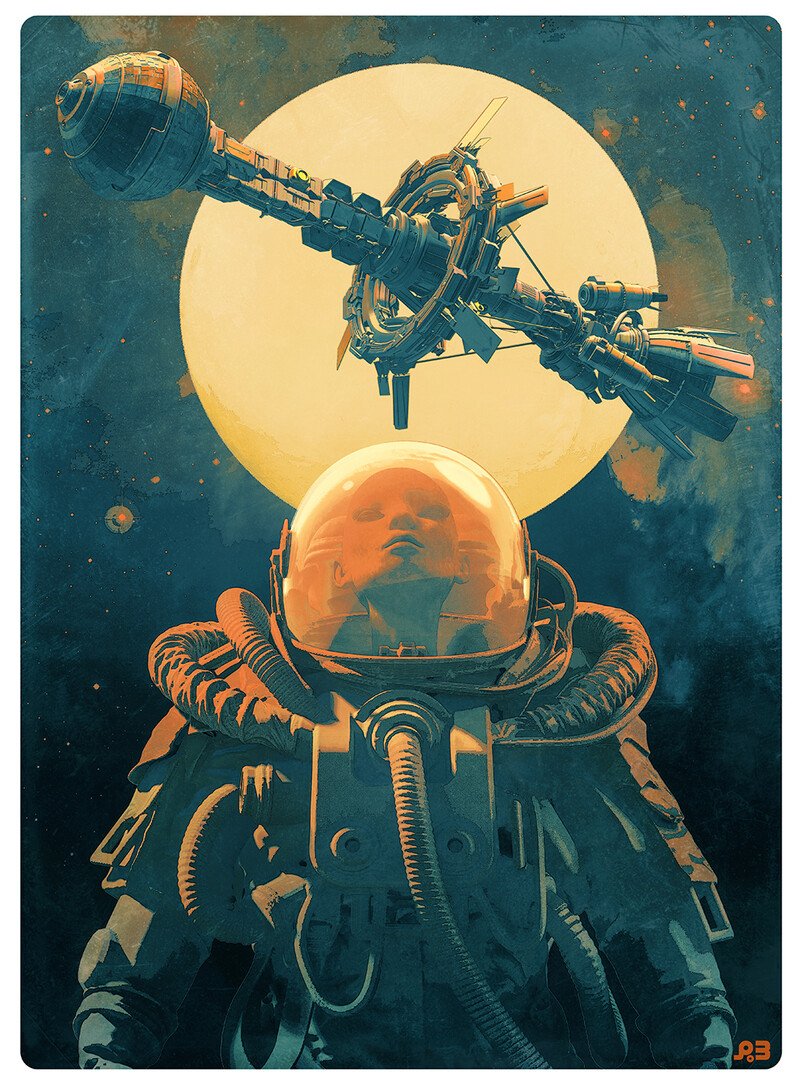 science fiction space moon border spacesuit weapon white border  illustration images