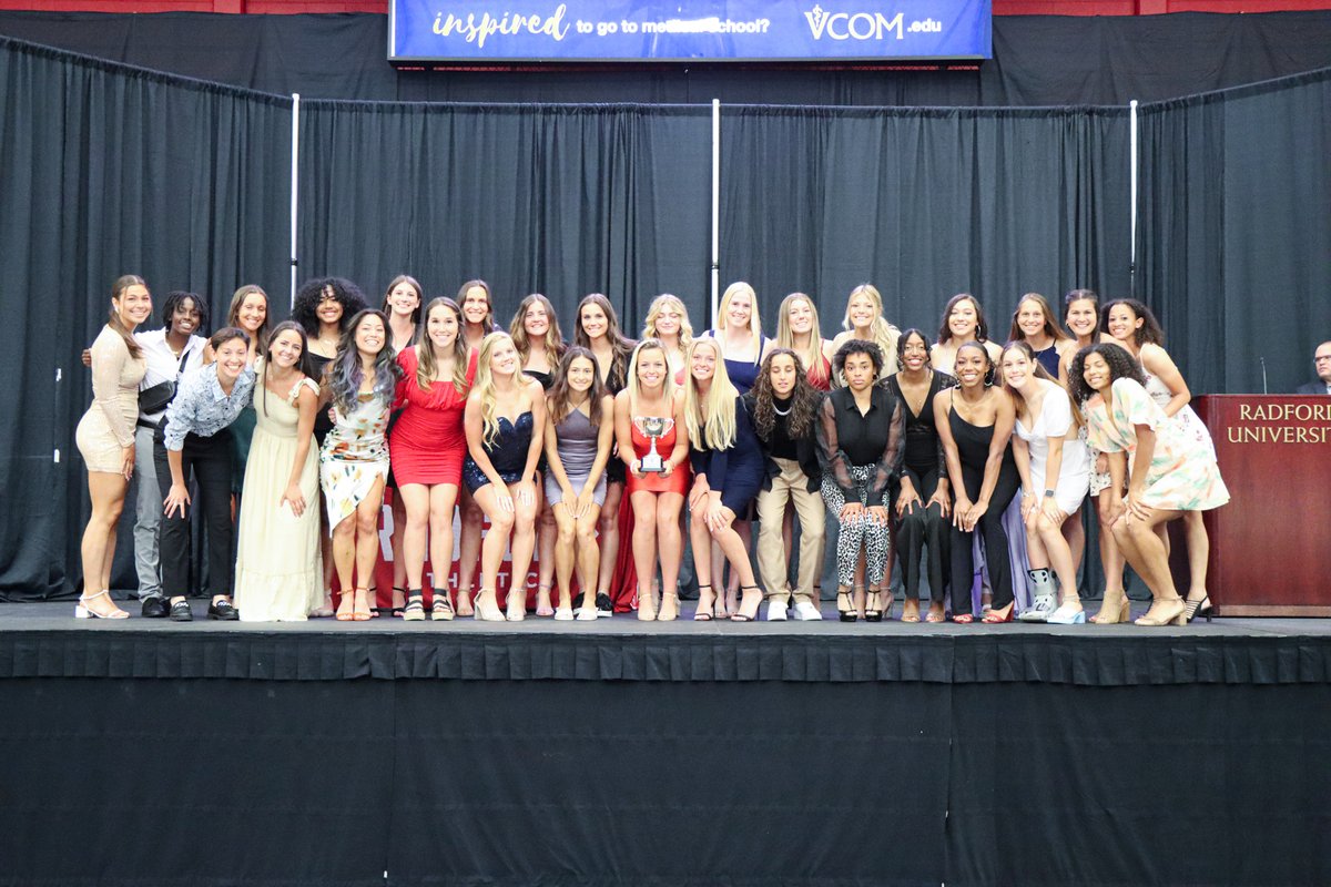 ru_athletics's tweet image. This year’s RUBY CUP goes to @RadfordWSOC  for the activity in the community, displaying team spirit at competitions, and their excellent performance in the classroom!

#RiseAndDefend x #RUBYS