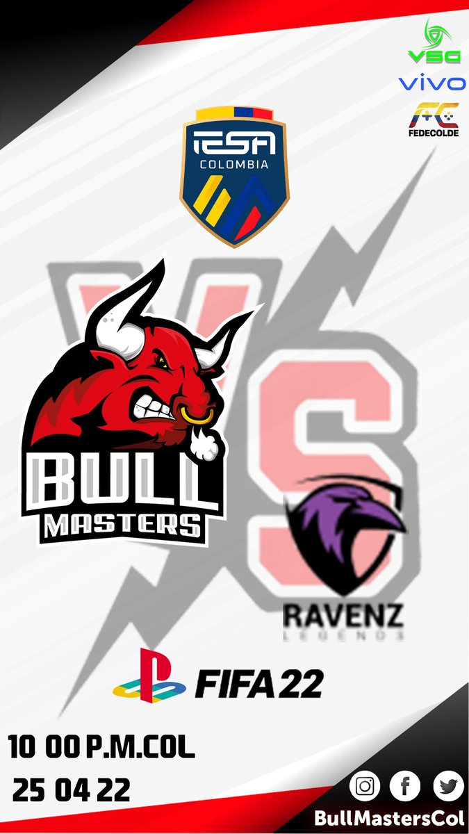 Bakata_nico's tweet photo. Vuelven las noches de #futbol en #PlayStation #FIFA22  con los Toros en las ligas nacionales de #Colombia 

🏆#VPGColombia
🆚#wolves_otc
⏰8:30 pm 🇨🇴

🏆@iesacolombia 
🆚#unionlatina
🆚#ravenzlegends
⏰10:00 pm 🇨🇴

#GoBull 🐃❤️🐃 https://t.co/9u5eF7xxzT