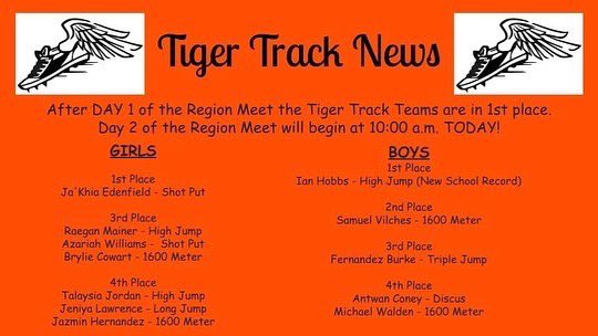 MetterTrack's tweet photo. 2022 Boy’s and Girl’s Region Champs! #regionchamps #backtoback #Tigers https://t.co/otf90GEDQM