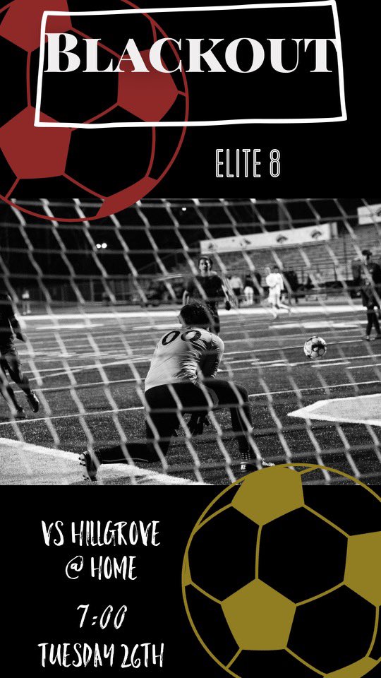 Tuesday!! Boys play Hillgrove! 📍Brookwood High School!